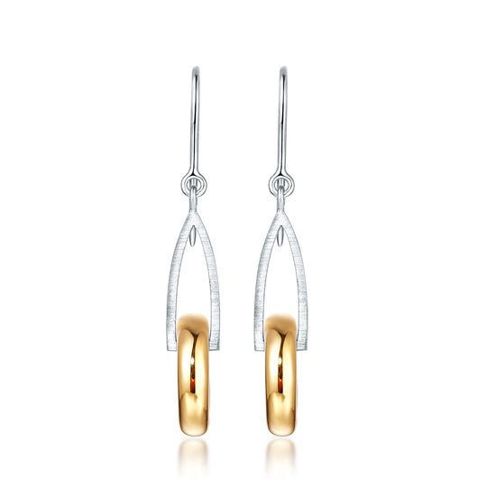 Balance Series 18K Gold Diamond Earrings