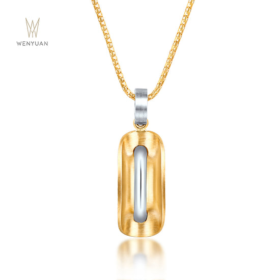 Space-time Series 18K Gold Pendant