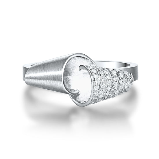 Conch Series 18K Gold Diamond Ring