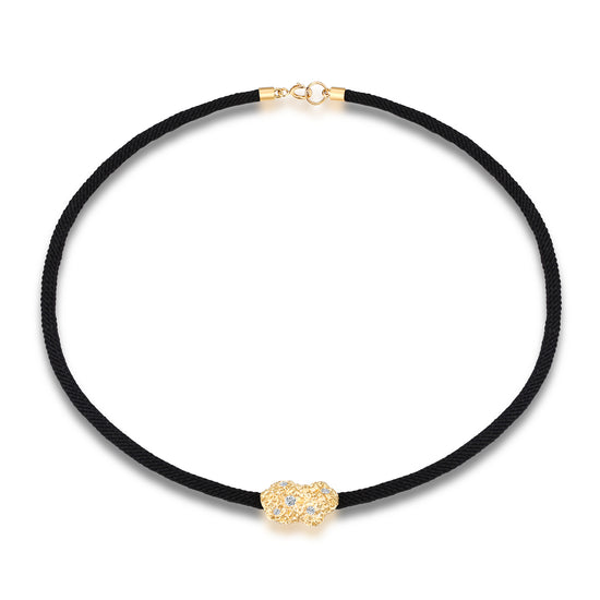 Gold Mine Series 18K Gold Diamond Pendant
