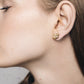 Gold Mine Series 18K Gold Diamond Earrings