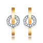 Heart Clear Series 18K Gold Diamond Earrings