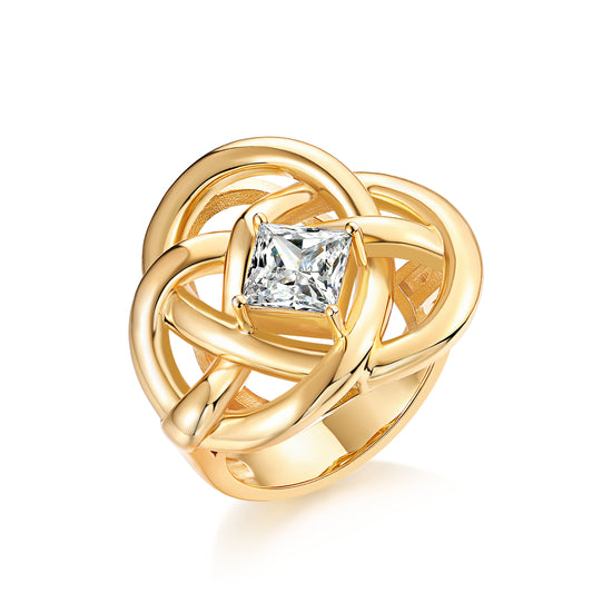 K gold diamond ring